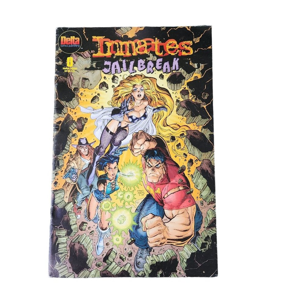 Delta Inmates Jailbreak #0 Comic Book 1994 Collector Bagged Boarded